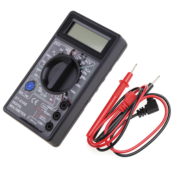 DT-830B Multimeter LCD Auto Range Digital Voltmeter Ohmmeter Volt Tester