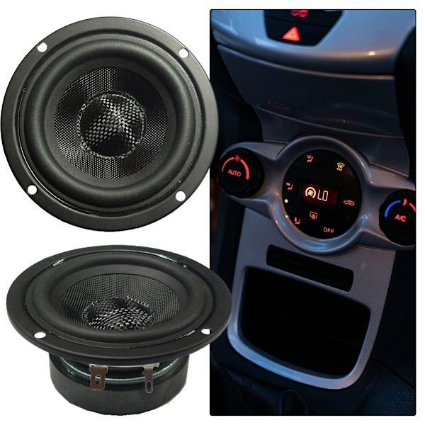 Full Frequency Hifi-högtalare 3 tum 4 Ohm 15W Vattentäta Högtalare med Glasfiber för Bättre Bas