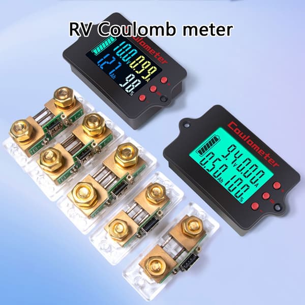 Bidirektionel Præcis Detektions Batteriovervågning Digital Voltmeter Amperemeter null - 0.5m data cable