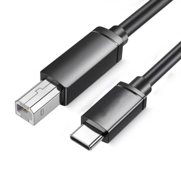 USB Type C - USB2.0 Type B -tulostinkaapeli USB - neliöporttitulostusdatakaapeli 50cm