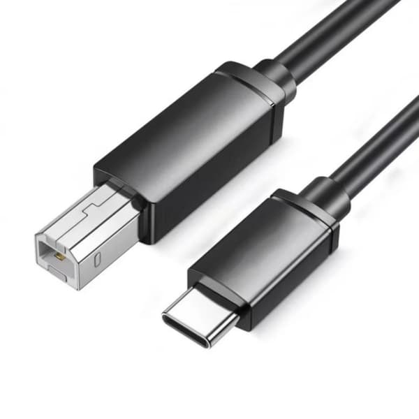 USB Type C til USB2.0 Type B Printerkabel USB til firkantet port Udskrivningsdatakabel 50cm