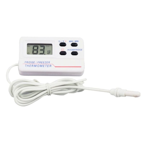 Hem Digital LCD Trådlös Kyl Termometer Sensor Frys Temperaturmätare för Akvarium Kylskåp Köksredskap