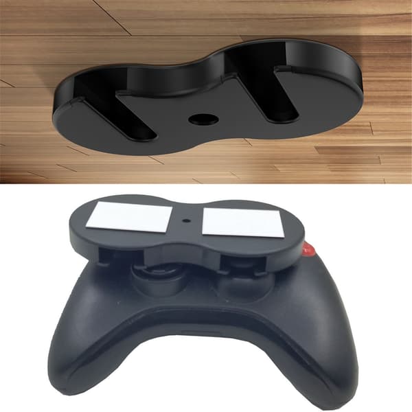 Ophængsbeslag til controller under skrivebordet Opbevaringsstativ Gamepad Ophængsholder Gamingtilbehør Nem installation White