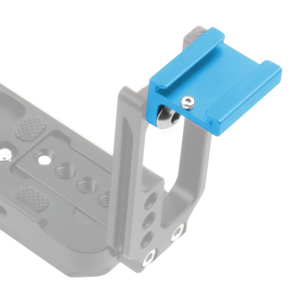 1/4\" Skruemontering til DSLR-kamerarig fastgøres til sidebur Quick Release Base Silver Color