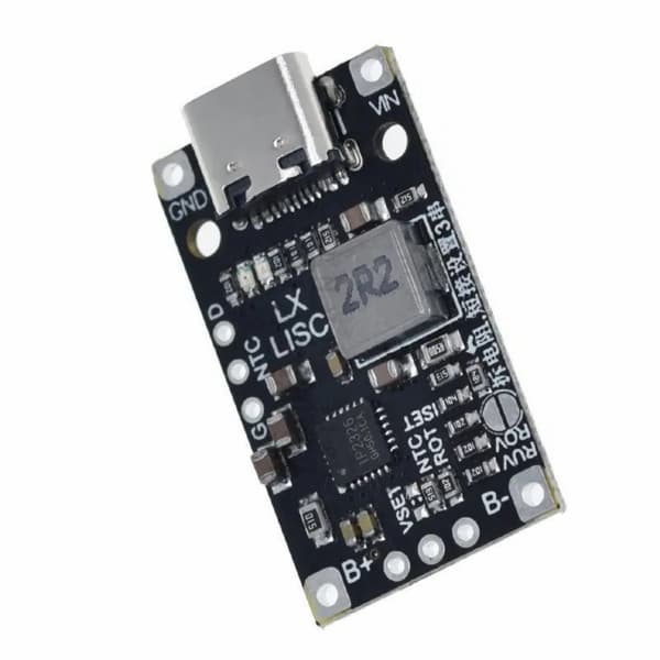 Litiumbatteri Lade Boost Modul Type C USB 2-3S Boost Modul Støtter Hurtiglading null - 3S