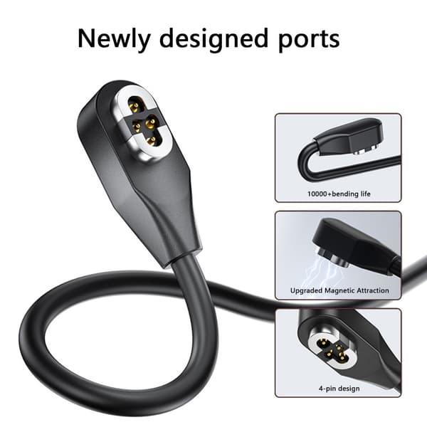 Hovedtelefoner USB-opladerkabel til OpenSwim S710 Intelligent Wearable Tilbehør