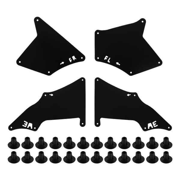 Kraftige gjørmeklaffer for forhjul, direkte bolt-on design, robuste frontskjermer 53735-35150 for bil