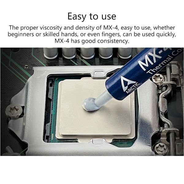 Kølepasta 20g MX4 Kølepasta Processor Til PC CPU GPU Printer Køling Og Varmeafledning Applikationer MX-4