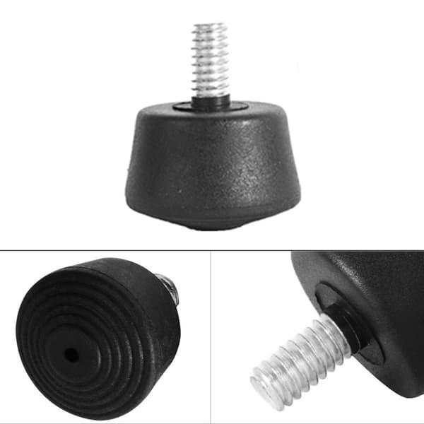 Universelle skridsikre 3/8 eller 1/4 tommer stativ/monopod gummifodspidser til Gitzo stativer/monopoder 3/8 Large