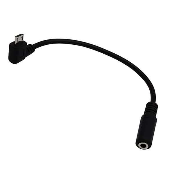 Micro USB til 3,5 mm Jack Audio Adapterkabel Mini Han til 3,5 mm Hun Konverter