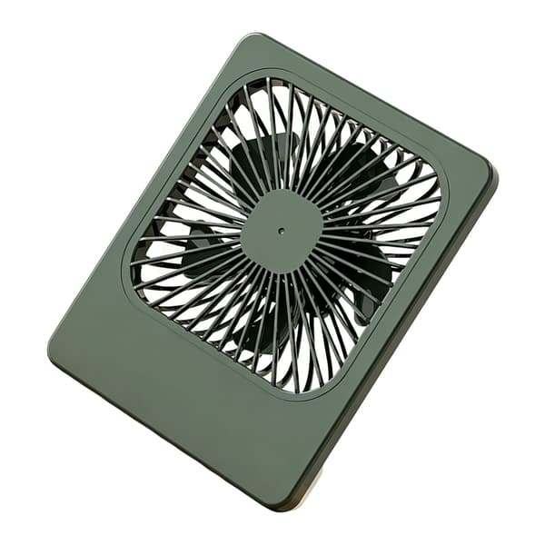 Kraftfuld håndholdt bordventilator Støjsvag køleventilator til udendørs, kontor, makeup Green
