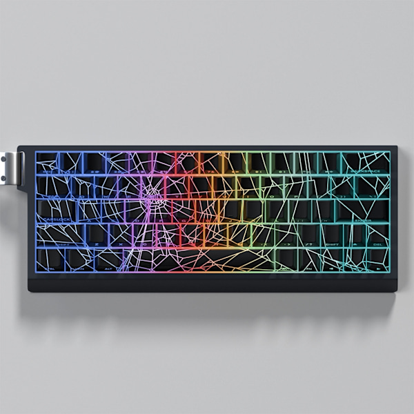 64/74 Taster Translucent Spiders Web Keycap Original Profil Side Print Backlit Key 64 keys