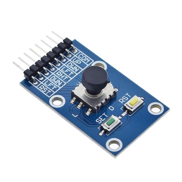 5-vejs Navigationsknapmodul Multidirektionel Til Menubrowsing Joystickmodul Blue