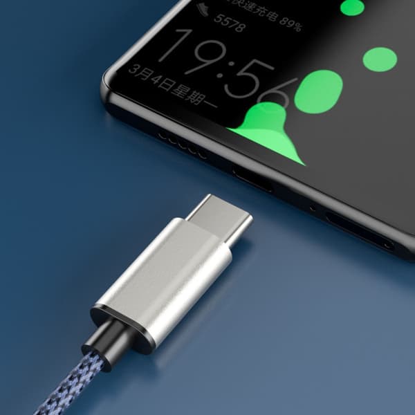 1 Split 2 Typ C till USB A 3.5mm AUX Kabel Stereo HiFi Ljud för Bilhögtalare Black