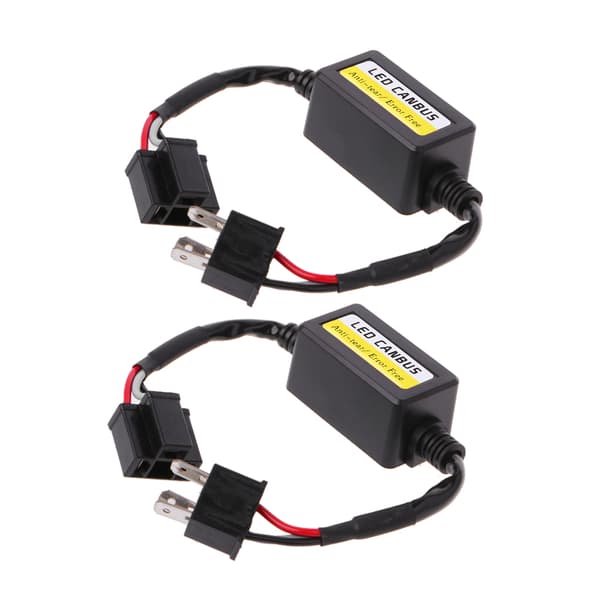 2 st Bil LED Strålkastare Canbus Decoder Canceller Felfri Anti-flimmer Resistor