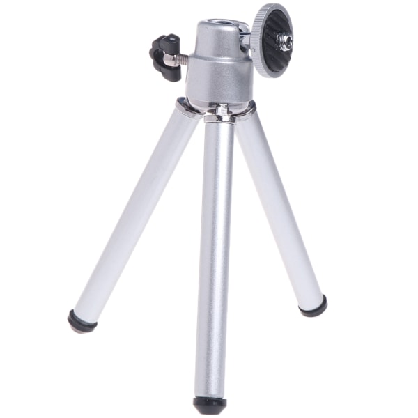 Multifunktionell aluminium lasernivåstativ 1/4-adapter för lasernivåavståndsmätare Teleskopkamera Silver
