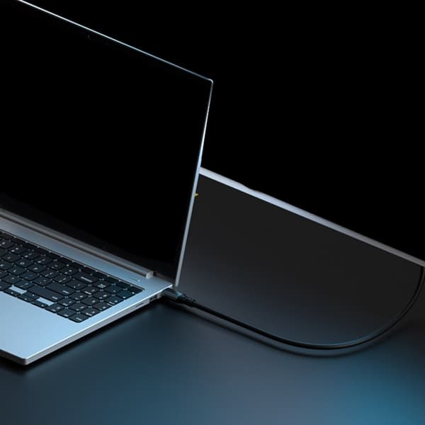 100W Laddningskabel Typ C 3.2 med 20Gbps Dataöverföring 1m
