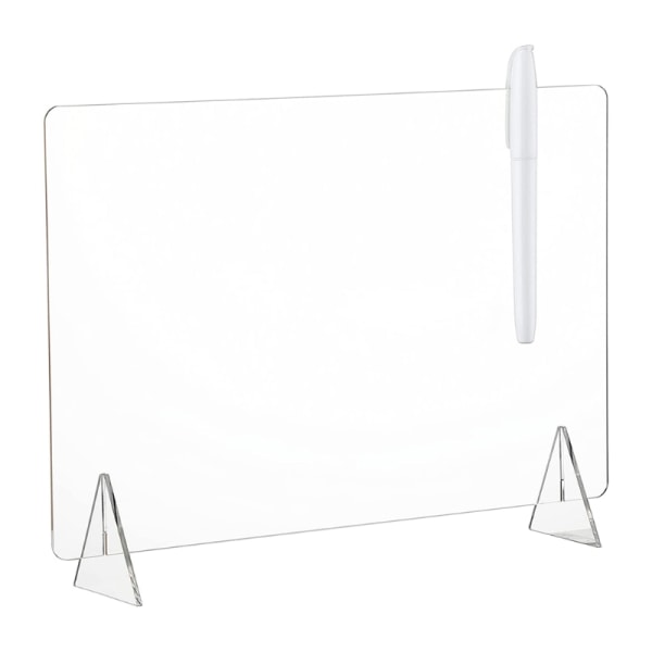 Akryl Memo Tablet raderbar tavla Whiteboard Skrivbordsdekoration för att göra lista
