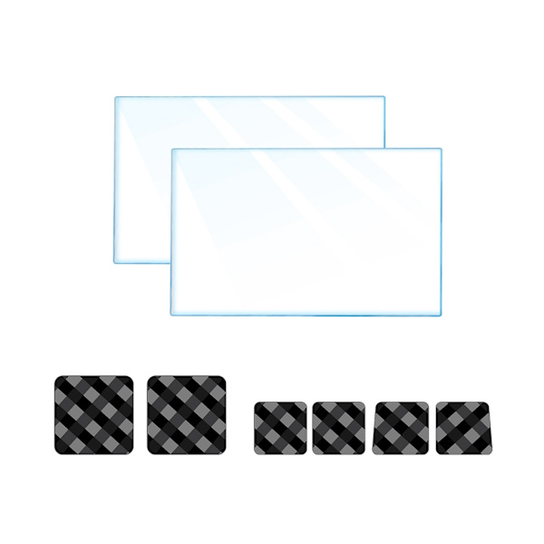 Anti-repor Tempered Glass Film Host Button Touchpad Sticker för Steam Deck