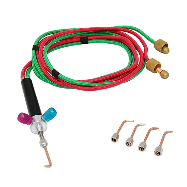 1 Set The Little Torch Bärbar Acetylen Syre Lödbrännare Mini Gas Svetsbrännare Smyckestillverkning Utrustning Verktyg