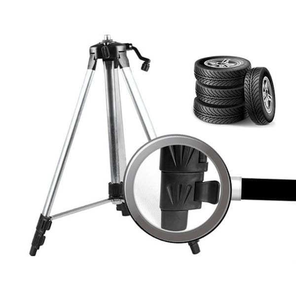150cm Stativ i Kolfiber och Aluminium med 5/8 Adapter för Lasernivå, Justerbar