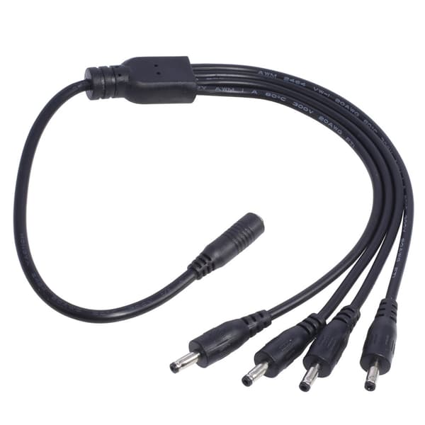3,5 mm x 1,35 mm DC-fatplugg-splitteradapterkabel for ansiktsrensere LED null - One point two