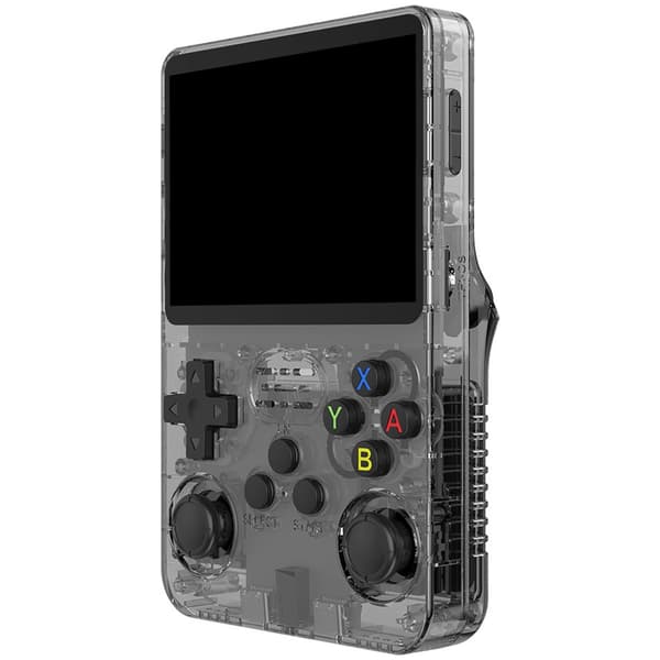 3,5-tommers Retro Spillekonsol Open Source Design til Nostalgiske Gamere R36S null - Black 64G