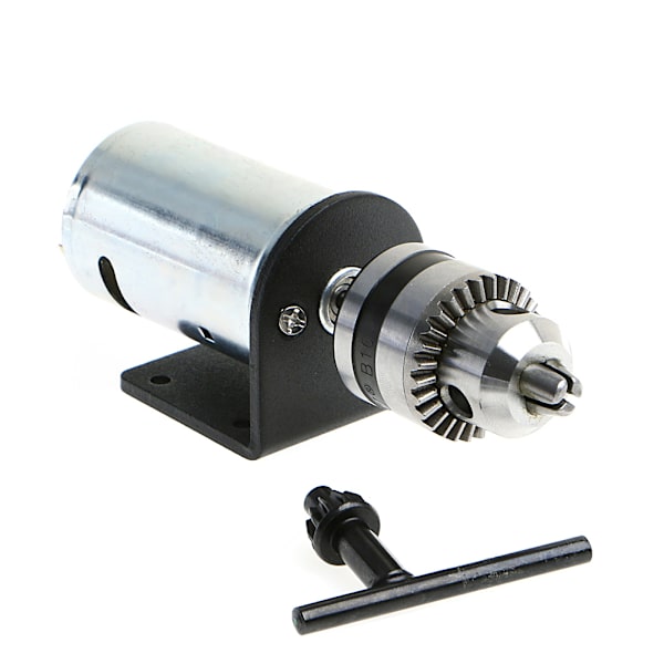 Ny Handborr DIY Drejbankspress 555 Motor för med 1/8\" Chuck + Monteringsfäste 12-