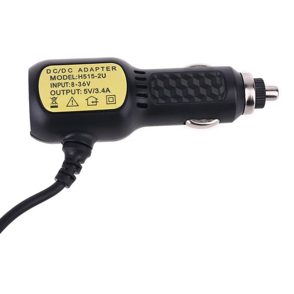 Dobbelt Mini USB-porte Dash Cam Bil Cigarettænder Adapter Kabel Oplader til DVR MR