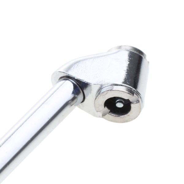 Tung Luftchuck Dubbelhuvud Lastbilsdäckchuck 1/4\" NPT Förlängningsskaft för Bil