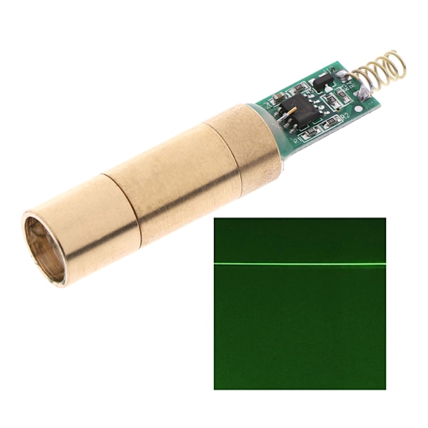 532nm Grön Linjelasermodul Punktstrålar för Laserdiod Lab Laserpekare Ficklampa Lasersyften Instrument Utrustning