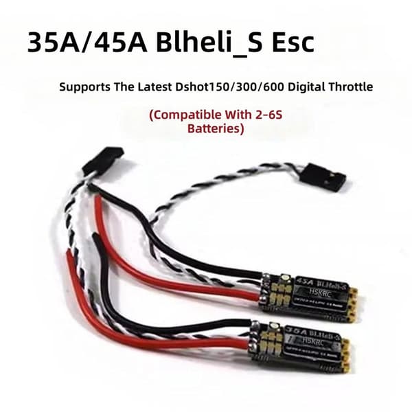 Hållbarhet ESC BLHeli_S35A/45A Borstlös hastighetsregulator för anpassad flygning null - 45A