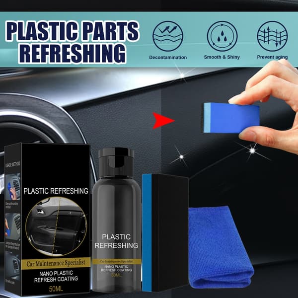Plastikdele - Renoveringsmiddel til bilens ydre, restaurering af plastikdele null - 50