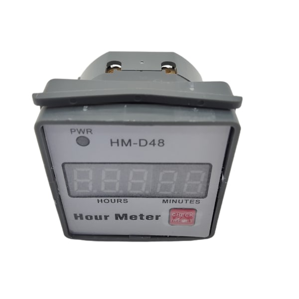 HM-D48 Timräknare Digital Timmätare 0‑999.99h Timer AC 220V för Motor Gräsklippare Generator Jordbruks Traktor Timmätare Mätare
