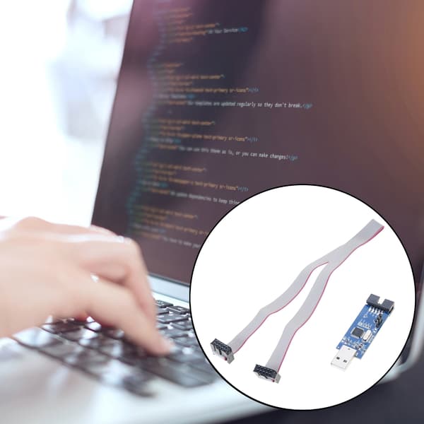 Asps Programmer Mikrokontroller Oppgraderingsverktøy 10Pin til 10Pin Adaptere USB-port 1 set