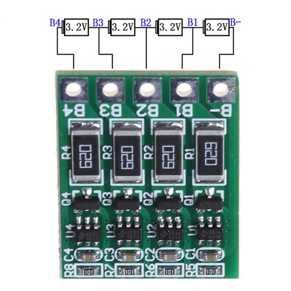 3.2V 4S BMS Aktiv Balance Board Batteri Equalizer Lithium Aktiv Balancer