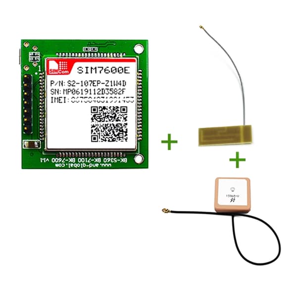 SIM7600E Mini Tilkoblingskort, LTE CAT1 Modul Multibånd 10 Mbps Hastighet