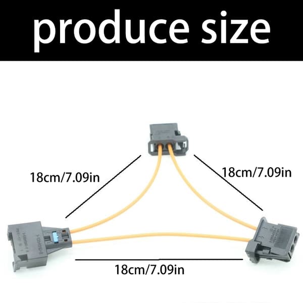 Automotive Fiber Loop Bypass Kabel 20cm til Afspiller & Display Modul Brug