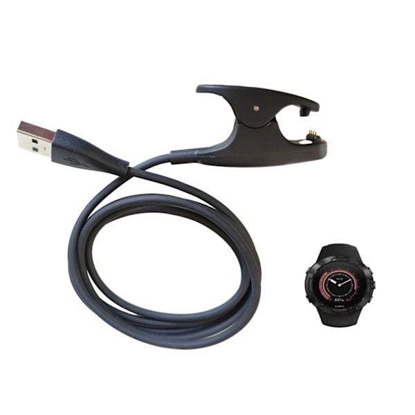 Smartwatch Laddningsdocka Adapter Laddare Klipp USB Laddningskabel för Suunto5/3