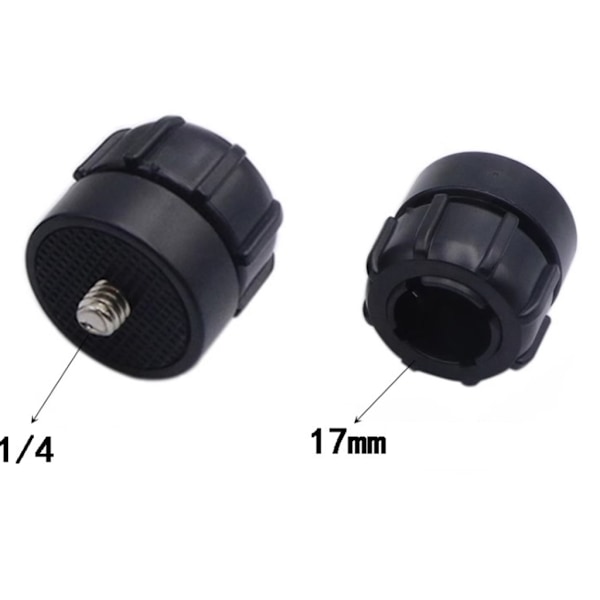 Kamerabilfäste GPS-fästehållare 1/4 skruv till 17 mm kulhuvudadapter White