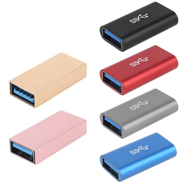 USB 3.0 Hun til Hun Forlængerkabel Kobling Konverter Til Tablets Bærbare Computere Red