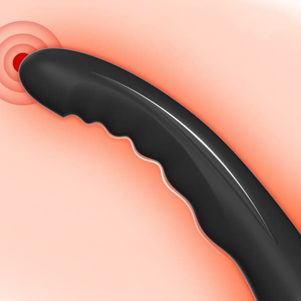 Lång silikonplugg med sugkoppsbas Upplev intim tillfredsställelse Bekväm och hållbar prostatamassage medium size