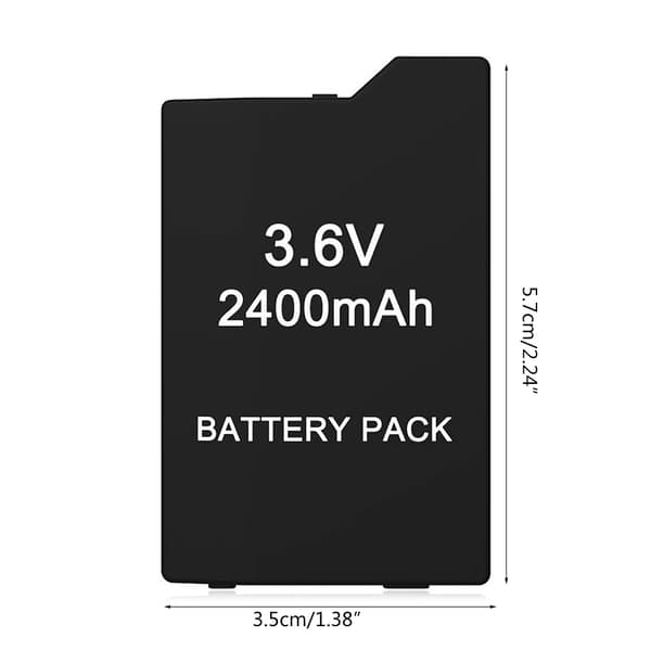 Oppladbart litiumionbatteri erstatning for konsoll 1 set of 2