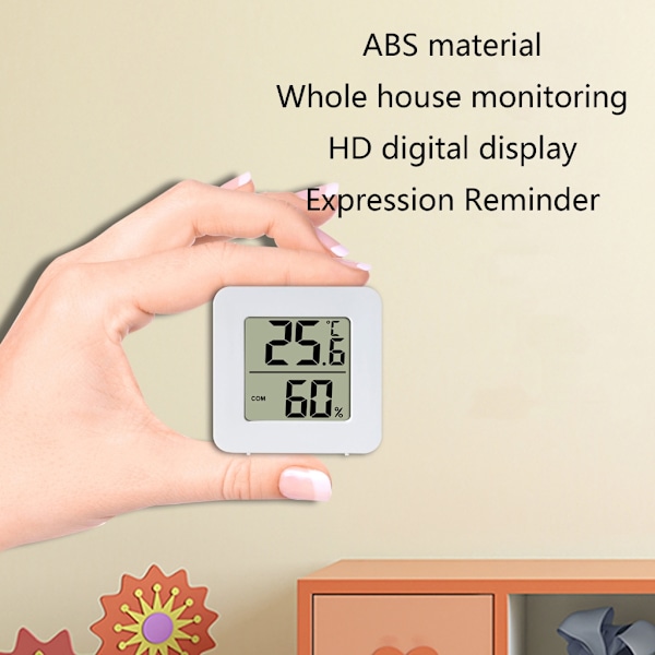 Inomhus LCD Digital Hygrometer Mätare Sensor Luftfuktighetsmätare Termometer Temperatur