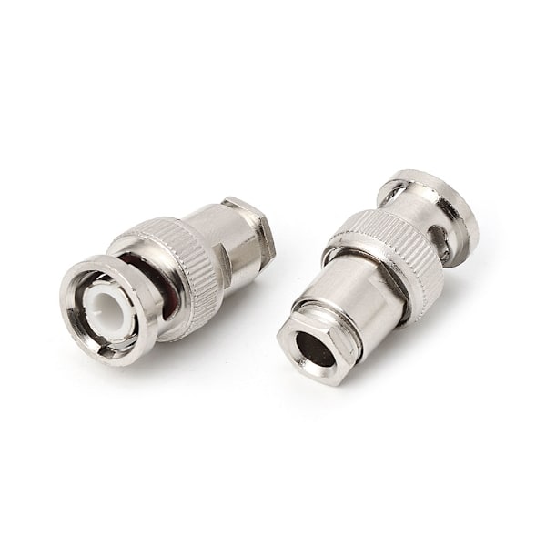 10 st RG58 BNC Hanplugg för CCTV Säkerhet Koaxial Koppling Video BNC-kontakt