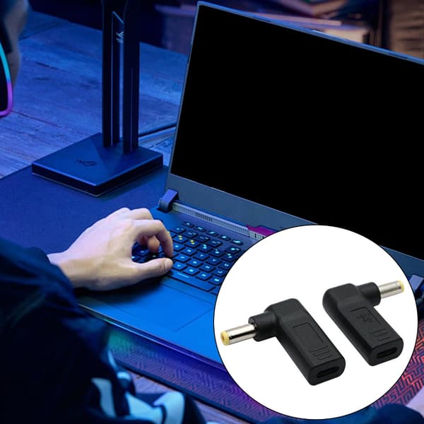 Resevänlig Typ C till DC5.5x2.5mm-adapter för A53V/A55V bärbara datorer Laddningsadapter PD Emulator Triggers Power Delivery