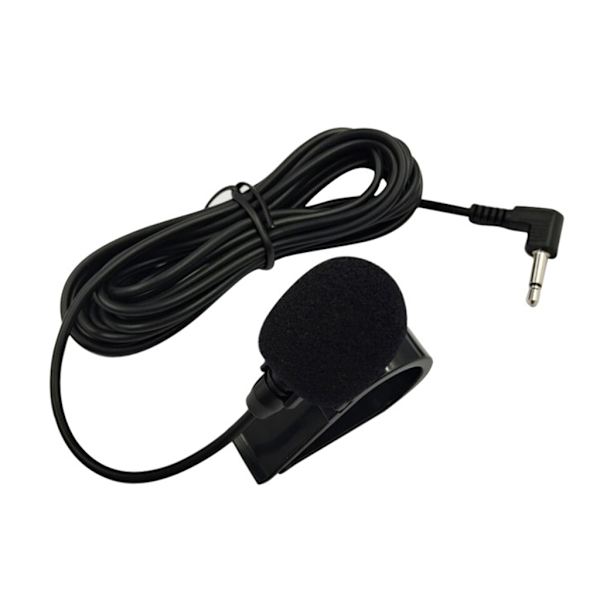 Uppgraderad bilmikrofon med 3m/9,8ft kabel Plug & Play - Stereo extern bilmikrofon