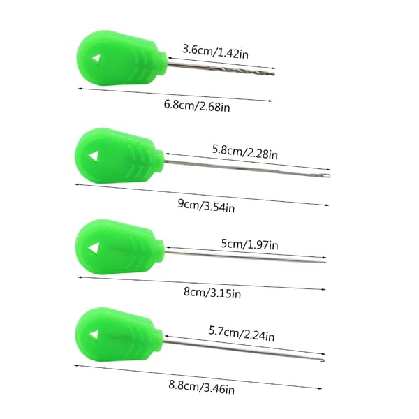 Fiskemadding Nålesæt Karpefiskeri Rigging Madding Nål Rigging Madding Nål Stringer Nål Madding Boilie Nål