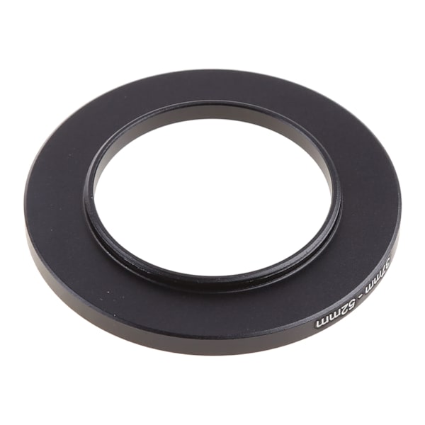 Metalliska Steg-Upp-Ringar Aluminium Universal Objektivadapter Filter 37mm till 52mm Filter till Digital Adapter Ring Metallring