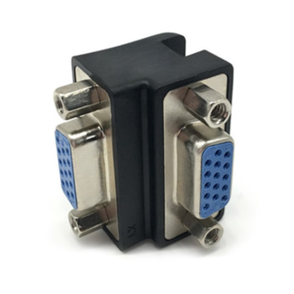 VGA Höger Vinkel 15 Hon till 15 Hon 90° Adapter för Projektorer LCD